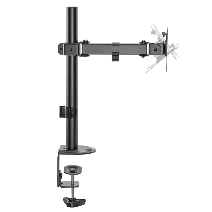 Suporte de secretária para monitor LCD Maclean MC-572N, braço único, VESA 75x75 e 100x100, 17-32", 9 kg