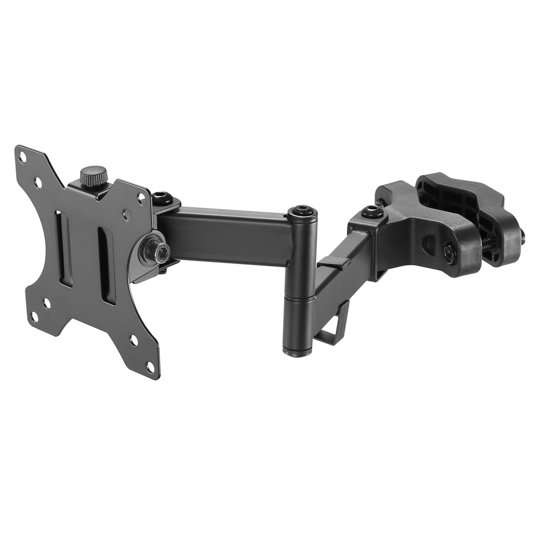 Suporte de monitor Maclean MC-984 para poste/tubo de 28-60 mm, braço dobrável duplo, 17-32'', 8 kg máx.