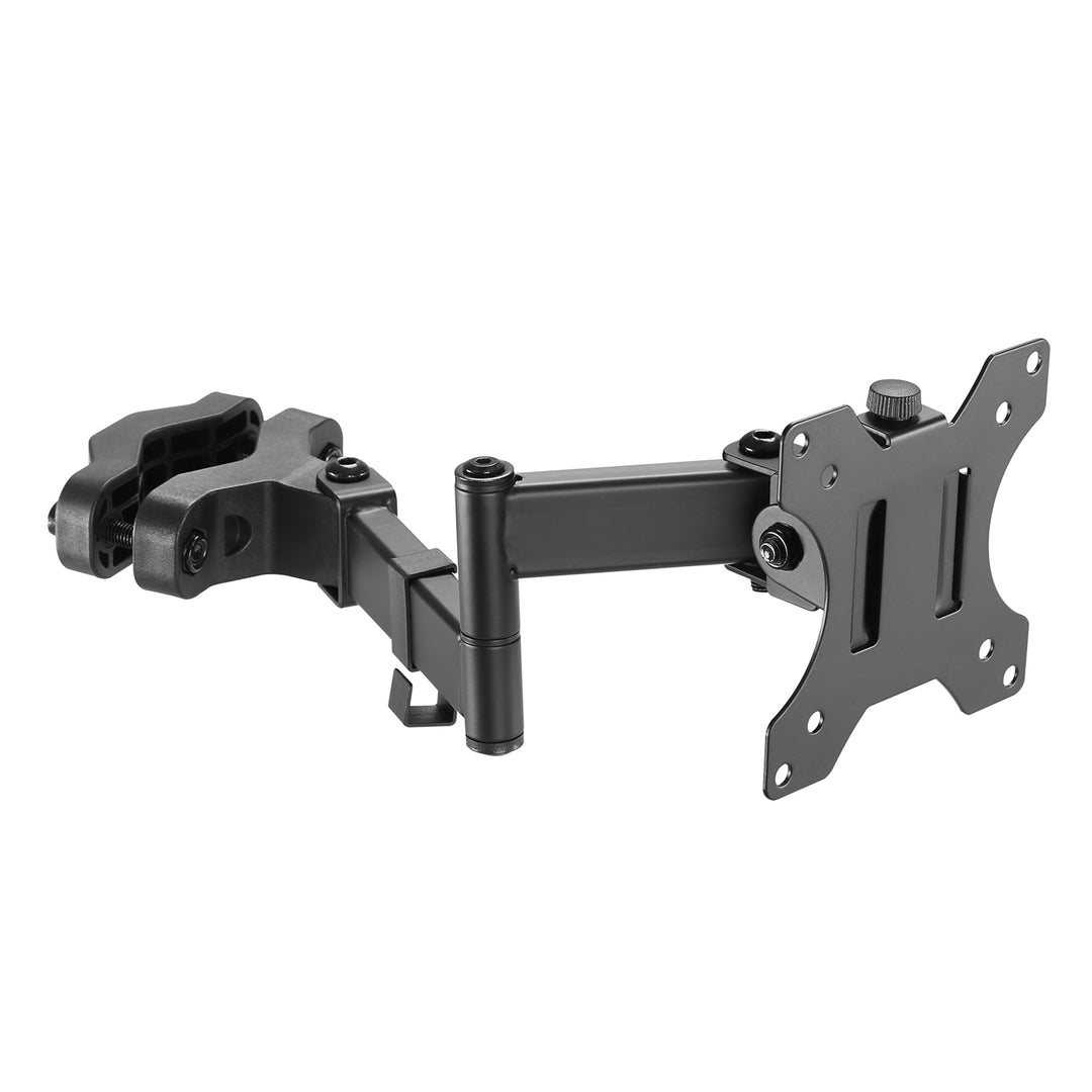 Suporte de monitor Maclean MC-984 para poste/tubo de 28-60 mm, braço dobrável duplo, 17-32'', 8 kg máx.