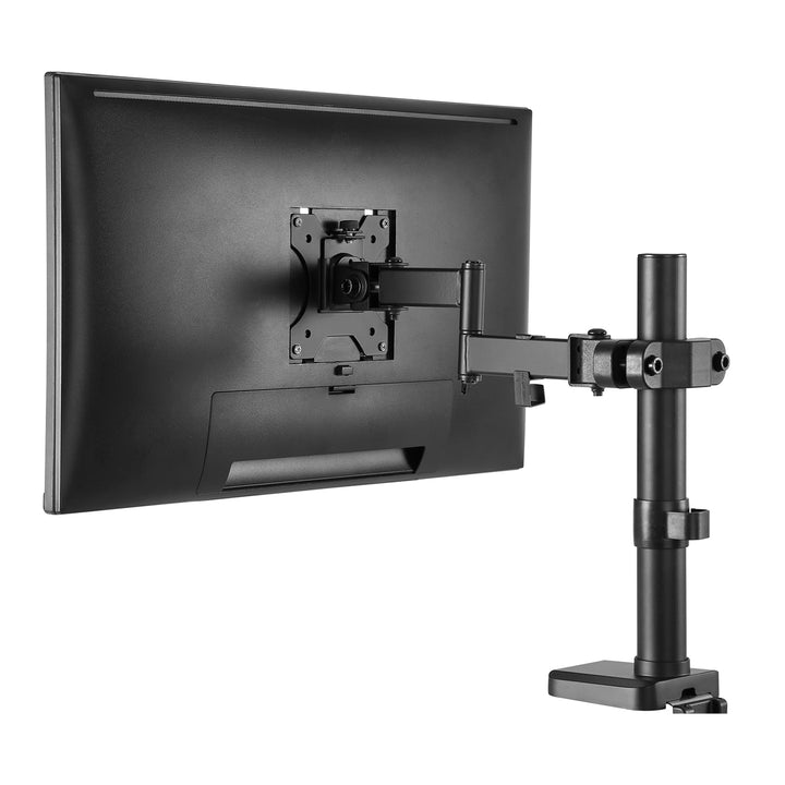 Suporte de monitor Maclean MC-984 para poste/tubo de 28-60 mm, braço dobrável duplo, 17-32'', 8 kg máx.
