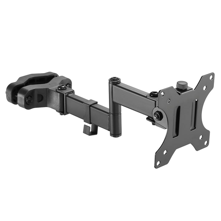 Suporte de monitor Maclean MC-984 para poste/tubo de 28-60 mm, braço dobrável duplo, 17-32'', 8 kg máx.