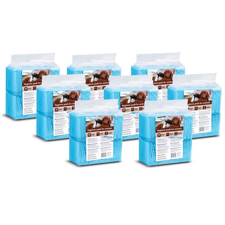 GreenBlue GB495 Tapetes higiénicos descartáveis para cães e cachorros, com 6 camadas (60 x 40 cm, 400 unidades)