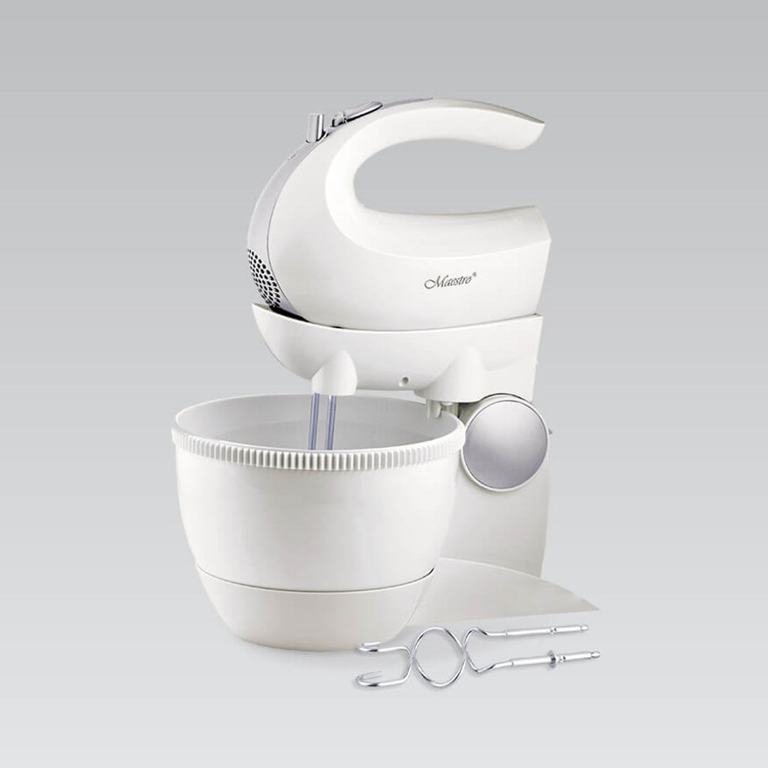 Batedeira giratória Maestro MR-556, 5 velocidades, função turbo, 600 W, branca