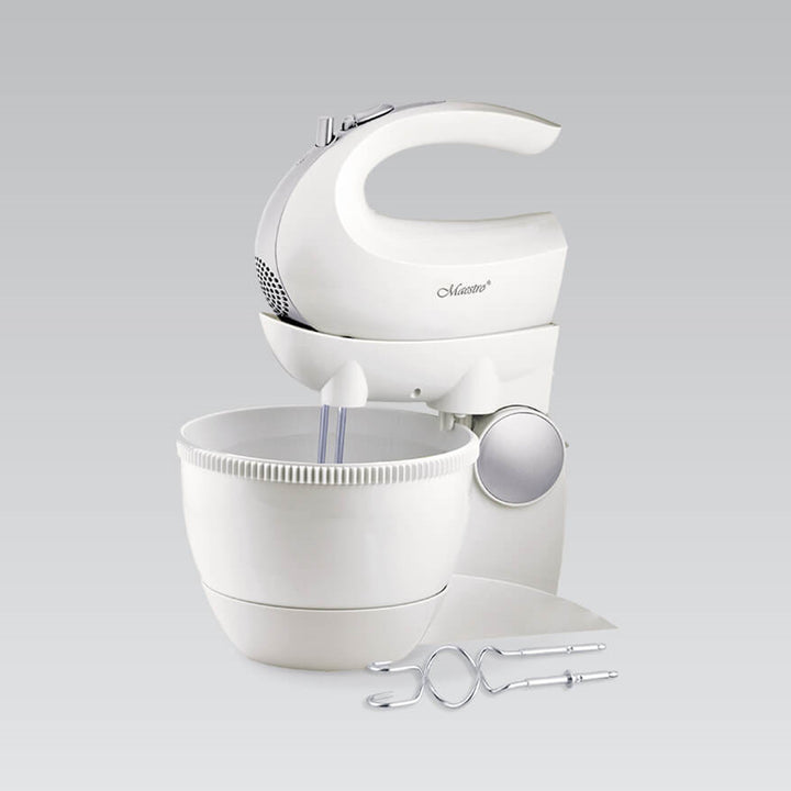 Batedeira giratória Maestro MR-556, 5 velocidades, função turbo, 600 W, branca