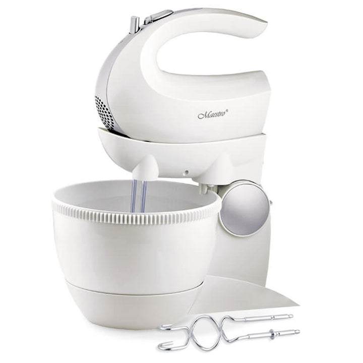 Batedeira giratória Maestro MR-556, 5 velocidades, função turbo, 600 W, branca