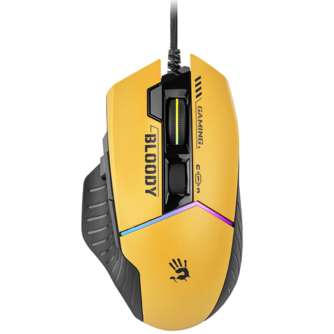 Rato desportivo USB para jogos A4TECH BLOODY W95Max Lime A4TMYS47259