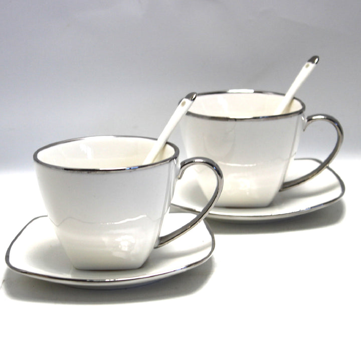 Serviço de chávenas de café em porcelana Queen Isabell W23SV60-06358