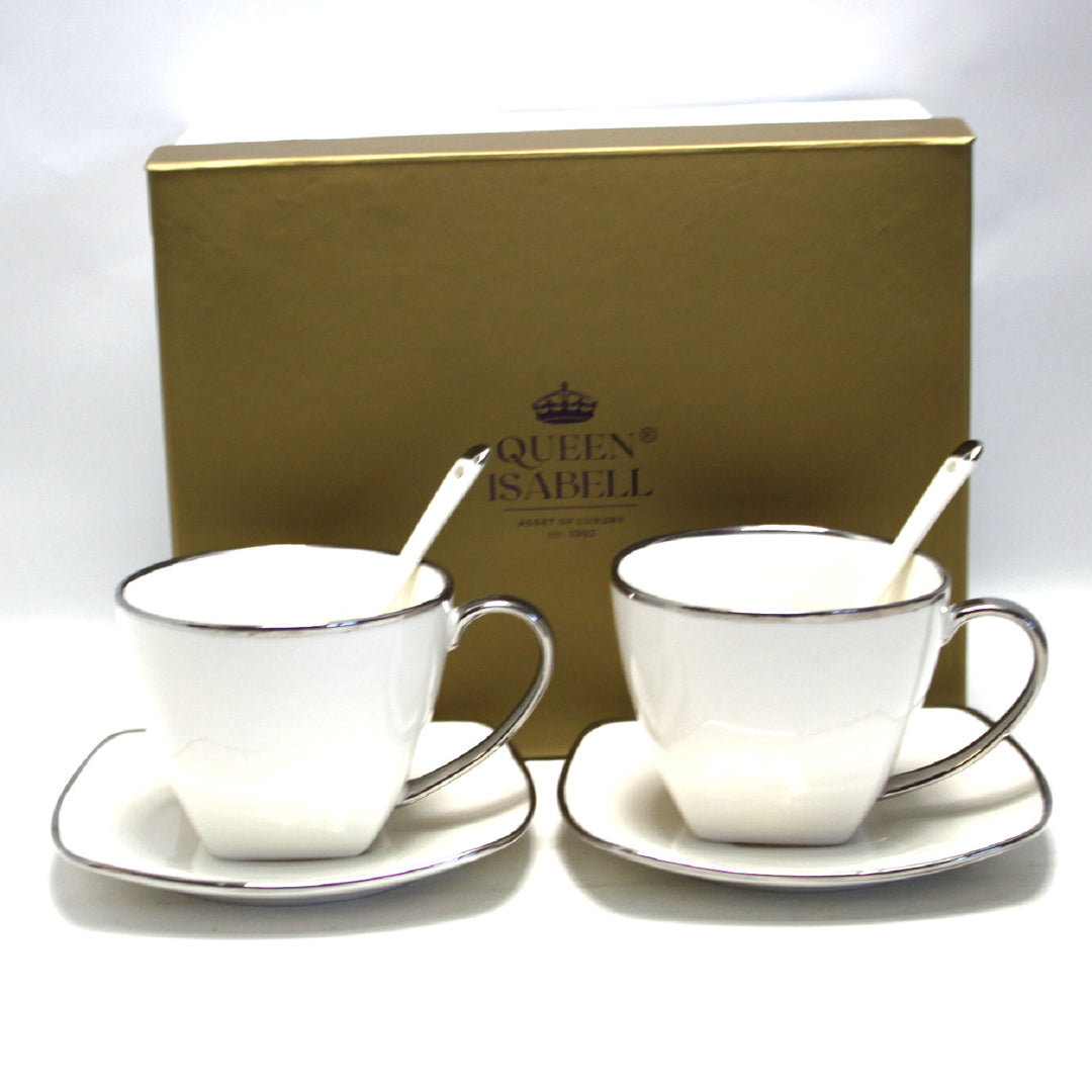 Serviço de chávenas de café em porcelana Queen Isabell W23SV60-06358