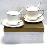 Serviço de chávenas de café em porcelana Queen Isabell W23SV60-06358