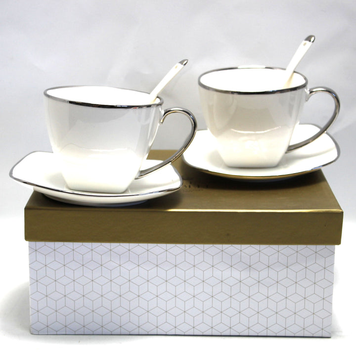 Serviço de chávenas de café em porcelana Queen Isabell W23SV60-06358