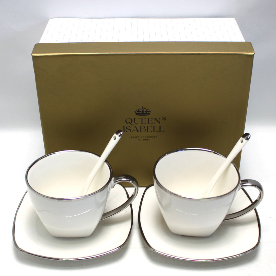 Serviço de chávenas de café em porcelana Queen Isabell W23SV60-06358