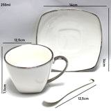 Serviço de chávenas de café em porcelana Queen Isabell W23SV60-06358