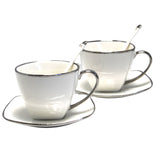 Serviço de chávenas de café em porcelana Queen Isabell W23SV60-06358