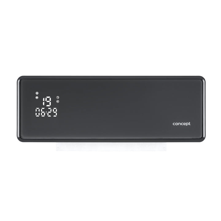 Aquecedor cerâmico Concept QH4100, radiador de parede, visor LED, temporizador, cinzento