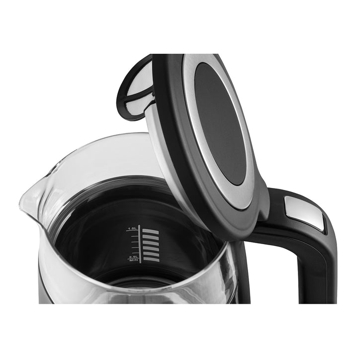 Chaleira elétrica em vidro Concept RK4100 1,7L com controlo de temperatura