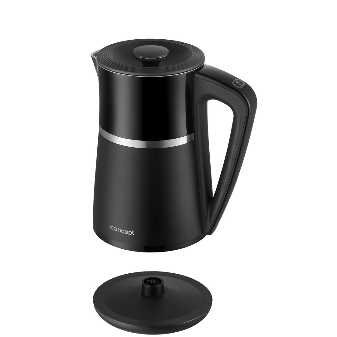 Chaleira elétrica de parede dupla Concept RK3100 com controlo de temperatura Capacidade 1,7 l