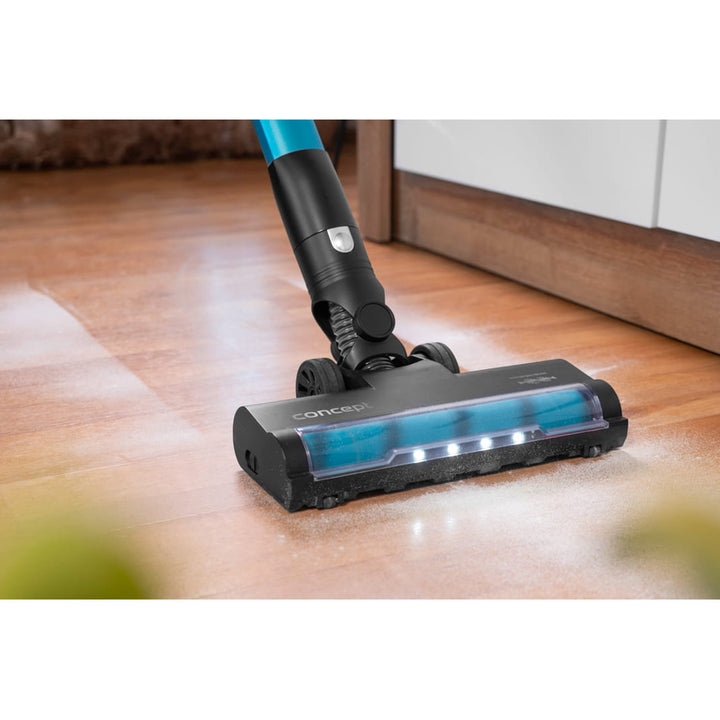 Aspirador vertical sem fios Concept VP4500 Direct Air de 180 W, 2 níveis de potência, alimentado por uma bateria de 14,8 V e 2200 mAh
