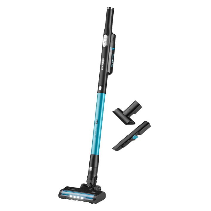 Aspirador vertical sem fios Concept VP4500 Direct Air de 180 W, 2 níveis de potência, alimentado por uma bateria de 14,8 V e 2200 mAh