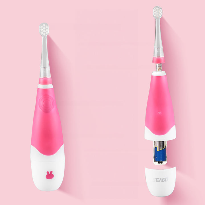 Escova de dentes sónica infantil SEAGO, rosa, 1xAA 1,5 V (não incluída), 4 pontas de substituição, SG-902 rosa