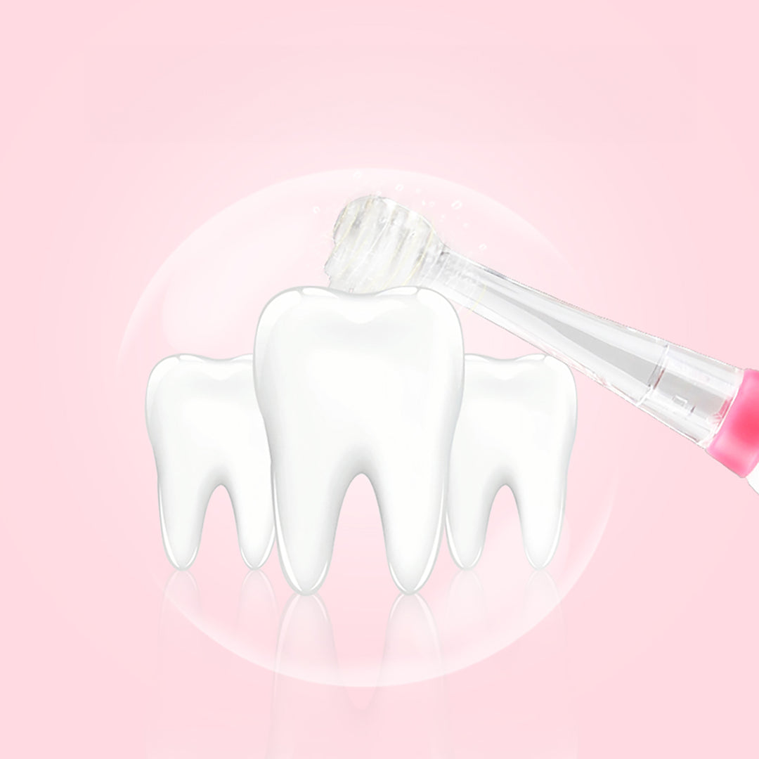 Escova de dentes sónica infantil SEAGO, rosa, 1xAA 1,5 V (não incluída), 4 pontas de substituição, SG-902 rosa