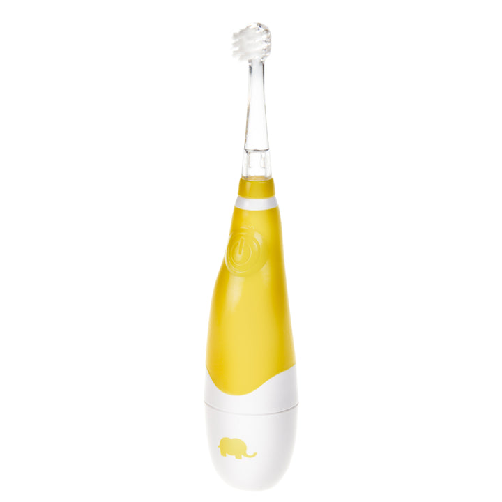 Escova de dentes sónica infantil SEAGO, amarela, 1xAA 1,5V (não incluída), 4 pontas de substituição, SG-902 amarela