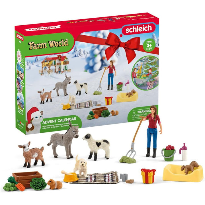 Calendario de Adviento con figuras Schleich Farm World SLH98983