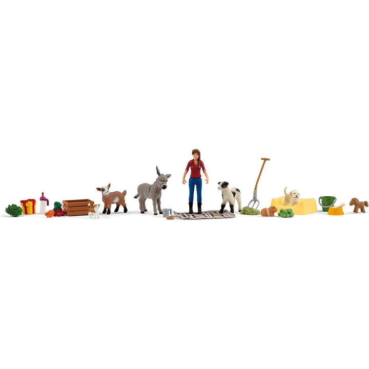Calendario de Adviento con figuras Schleich Farm World SLH98983