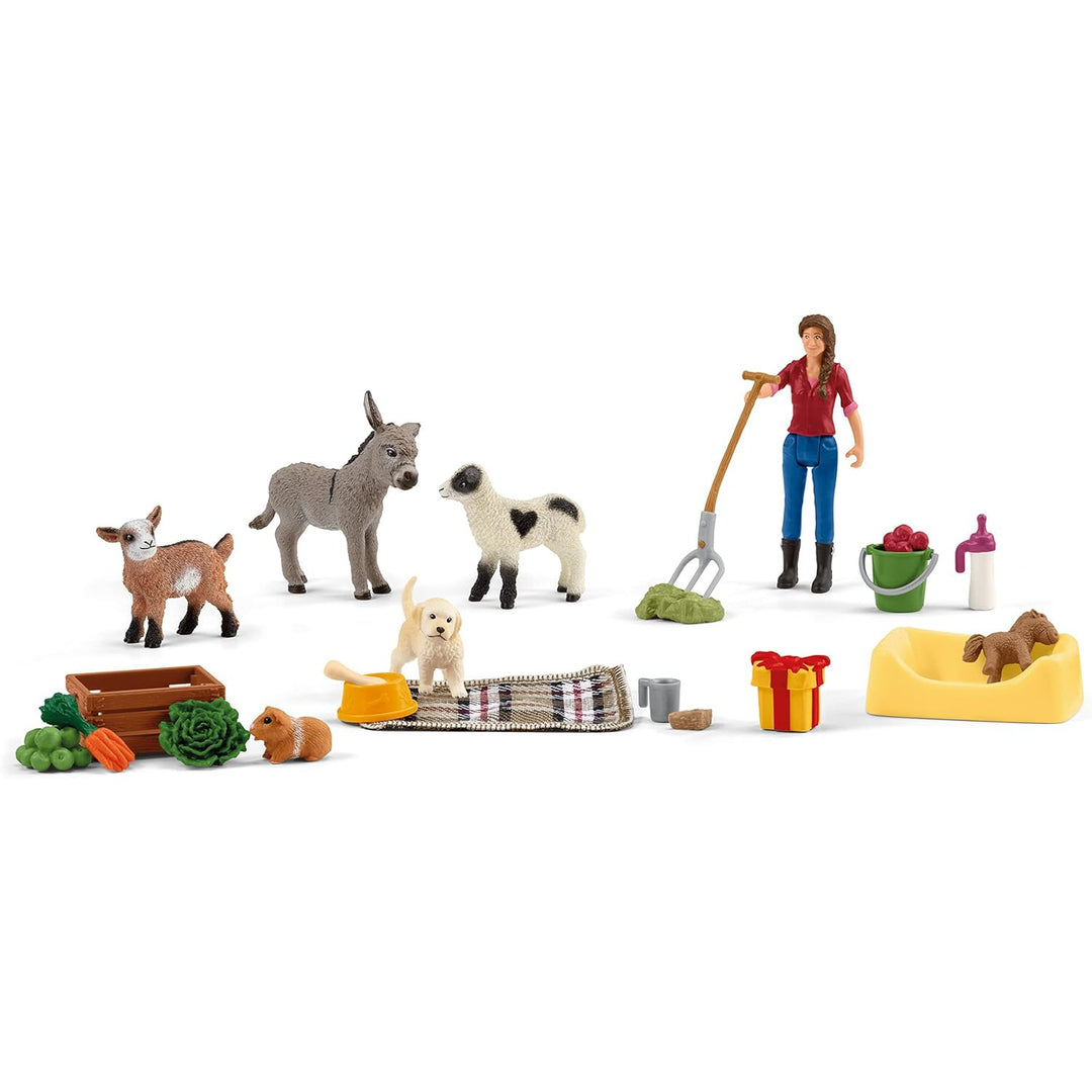 Calendario de Adviento con figuras Schleich Farm World SLH98983