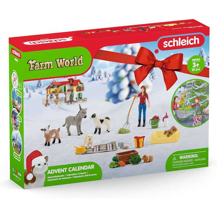 Calendario de Adviento con figuras Schleich Farm World SLH98983