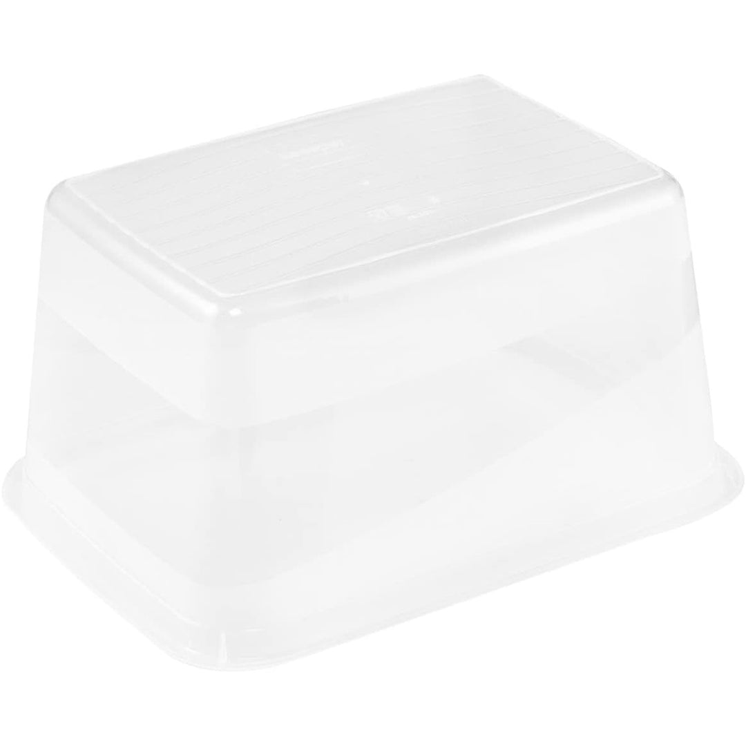 Conjunto de 2 recipientes para congelador Keeper, tampa com etiqueta reutilizável, 2 x 2 L, 20,5 x 15,5 x 10,5 cm, Mia Magic Ice, azul nórdico