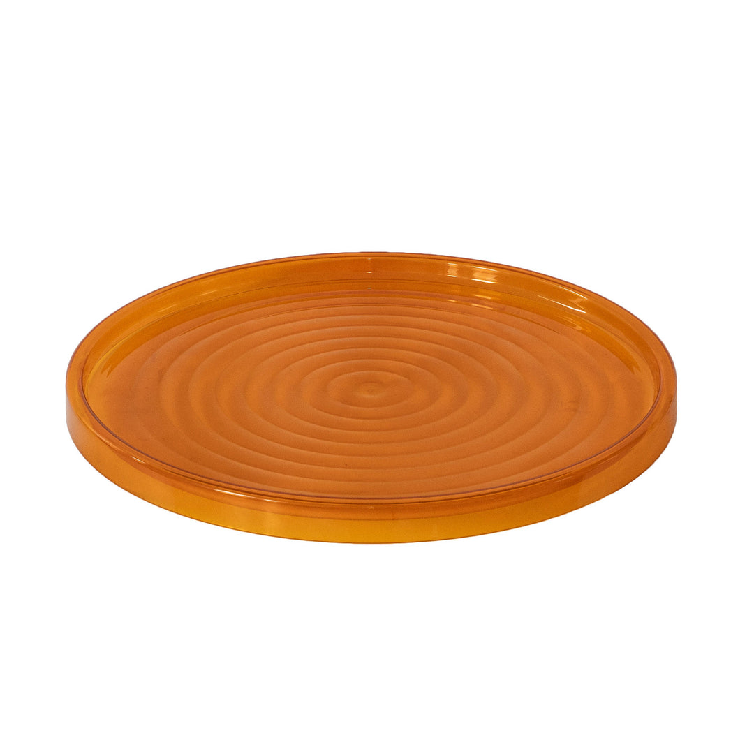 Mesa Branq, redonda, com cesto de arrumação, mel, Zen 1850