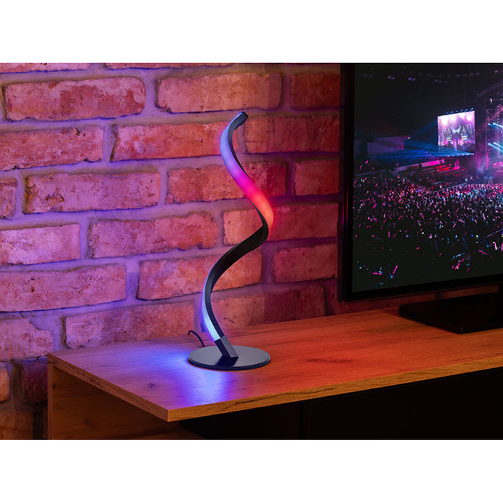 Tracer Ambience RGB - Candeeiro de Mesa Decorativo com Comando em Espiral Inteligente