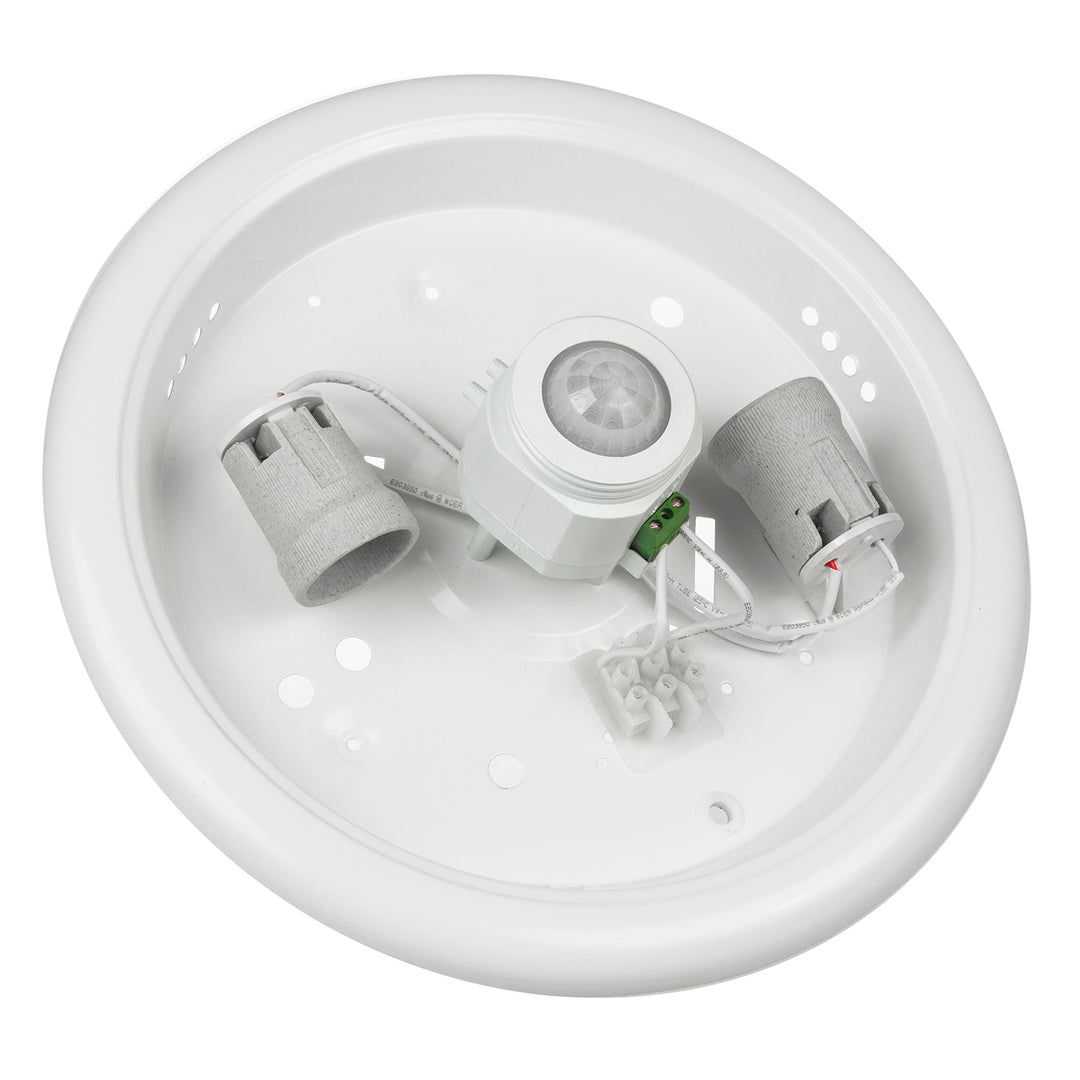 Luminária de teto com sensor PIR Maclean, com fonte de luz LED, 2x máx. 40 W, E27, 220-240 V ~ 50/60 Hz, MCE324 + 2xMCE268