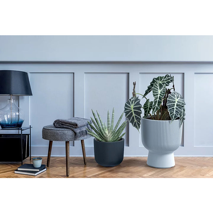 Vaso Prosperplast com Encaixe, Diâmetro 239 mm, Cor Antracite, DBMIG240-S433
