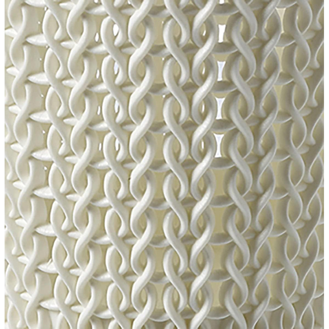 Curver Knit Cesto de la ropa, Cesto Colada con 2 asas, 40l, Color Crema