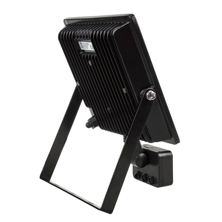 2 focos LED Maclean MCE650 WW PIR com sensor de movimento, fino, 50 W, 4000 lm, branco quente (3000 K), IP44