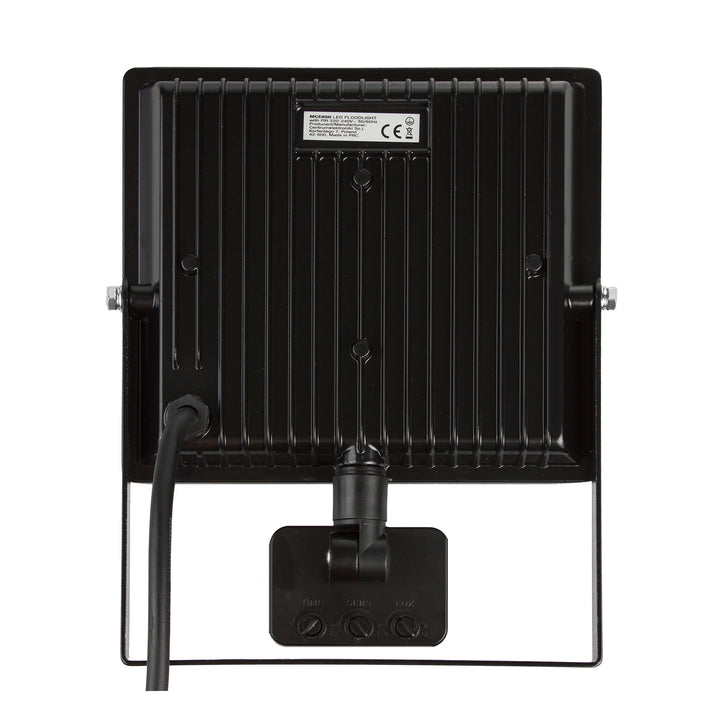 2 focos LED Maclean MCE650 WW PIR com sensor de movimento, fino, 50 W, 4000 lm, branco quente (3000 K), IP44