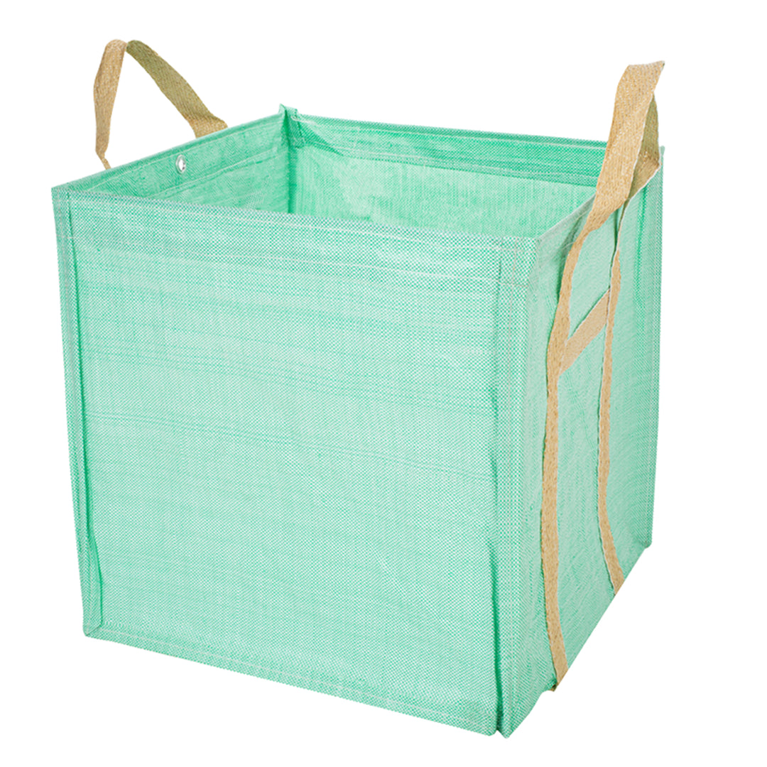 Greenmill GR0605 - Bolsa de Jardim Dobrável com Alças, Capacidade 195L, Polietileno, 58 x 58 x 58 cm