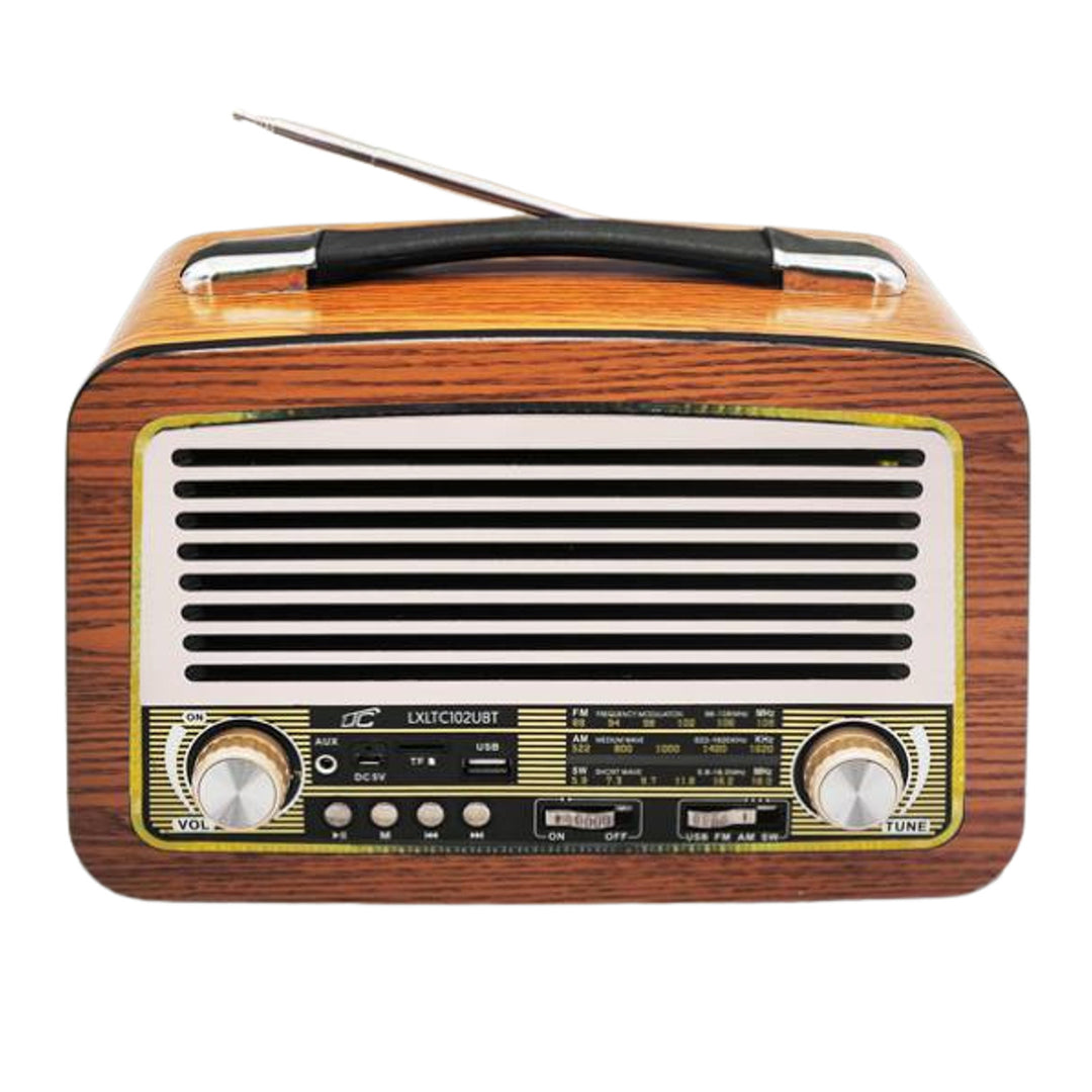 Rádio portátil LTC, antena telescópica, Bluetooth, FM/AM/SW, Olza Retro