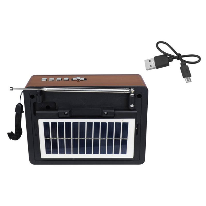 Rádio portátil LTC, Bluetooth, FM/AM/SW, USB, painel solar, antena telescópica, LXLTC103UBT