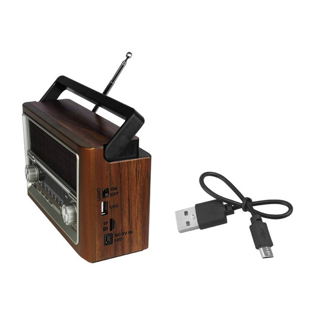 Rádio portátil LTC, Bluetooth, FM/AM/SW, USB, LXLTC118UBT