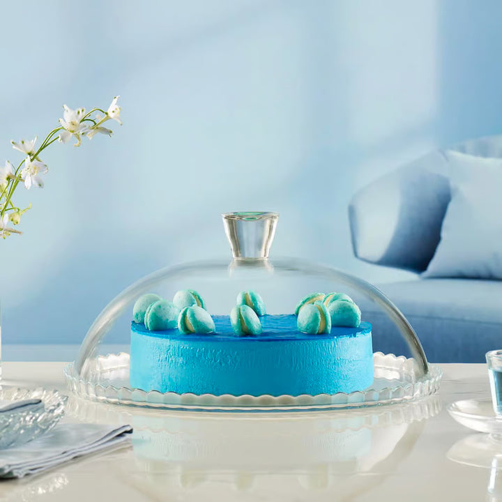 Tabuleiro de vidro para pastelaria Pasabahce Patisserie, prato de vidro para exposição, 32 cm