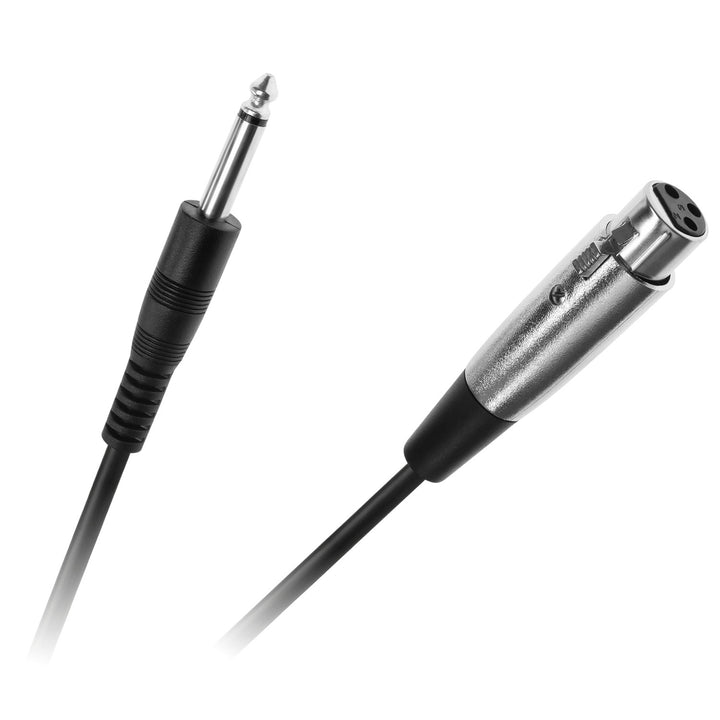 Microfone dinâmico Rebel DM-604 + case, cabo XLR - Jack 6,3 mm
